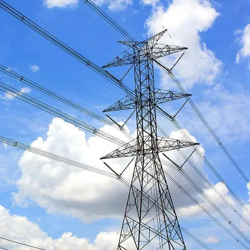 Torre di trasmissione in acciaio galvanizzato ad angolo da 132 kV