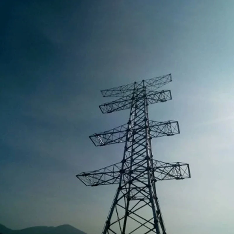 Torre in acciaio a traliccio a doppio circuito da 220 kV