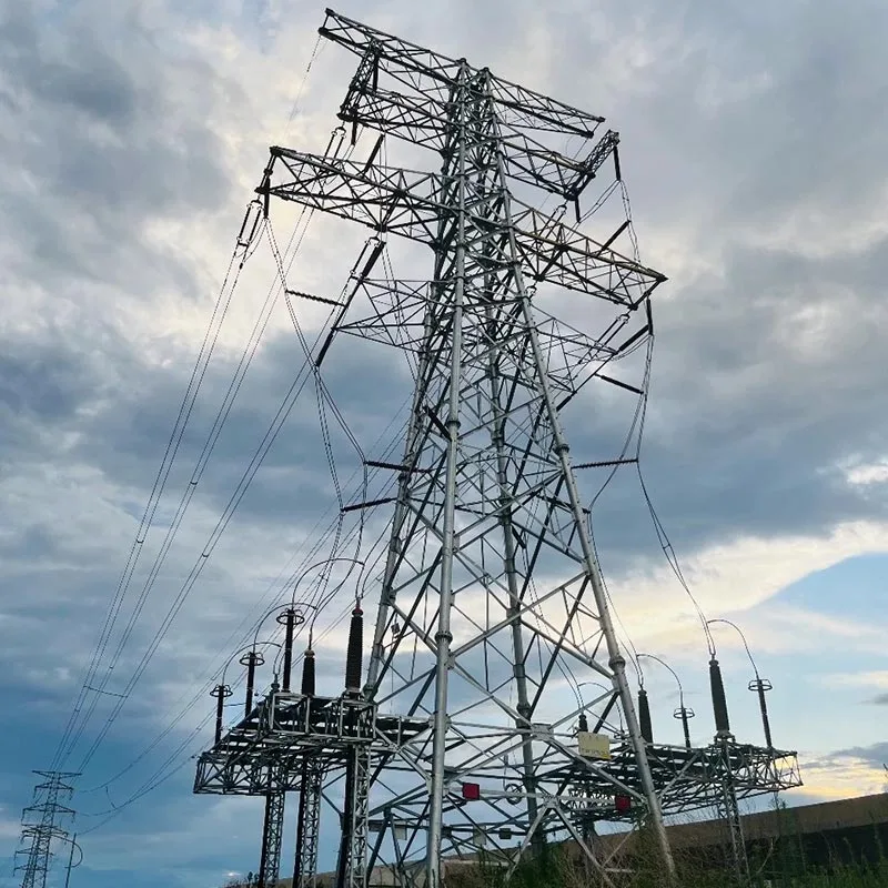 Torre in acciaio ad angolo per linea di trasmissione da 220 kV