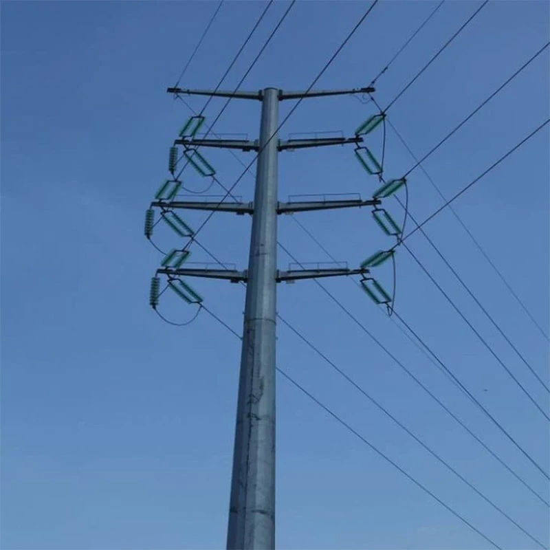 Torre in acciaio a traliccio da 500 kV per linea elettrica