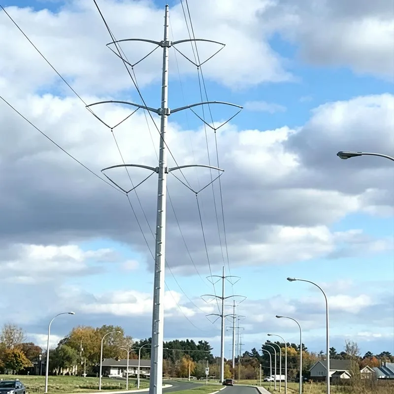 Torre per tubi in acciaio zincato ad alta tensione