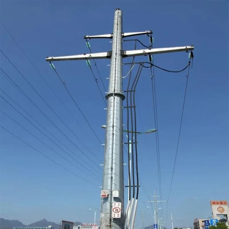 Torre di trasmissione del tubo d'acciaio