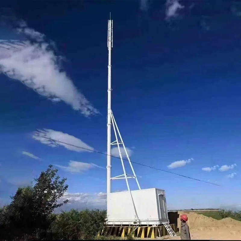 Torre delle telecomunicazioni in acciaio tubolare